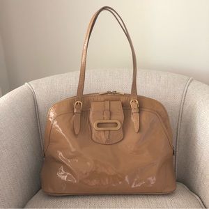 ♥️Jimmy Choo Patent Leather Dome Shoulder Bag w/ COA card♥️